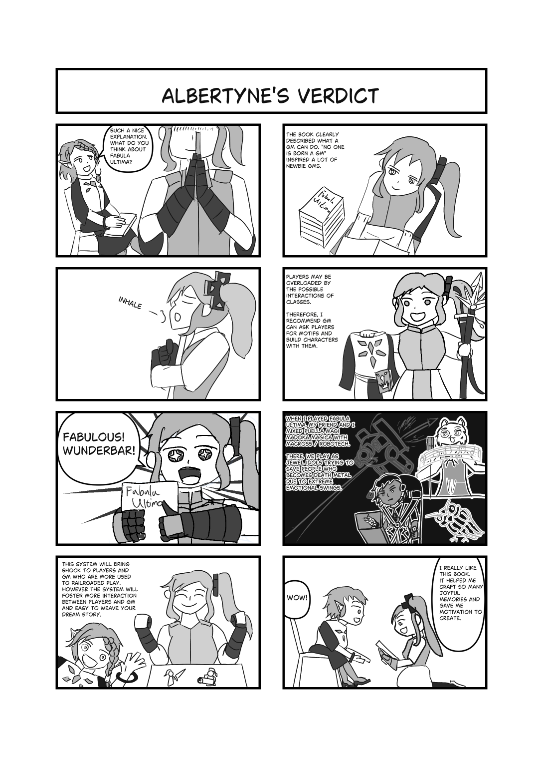 Screenshot 6 for A rare TTRPG 4 koma vol 1