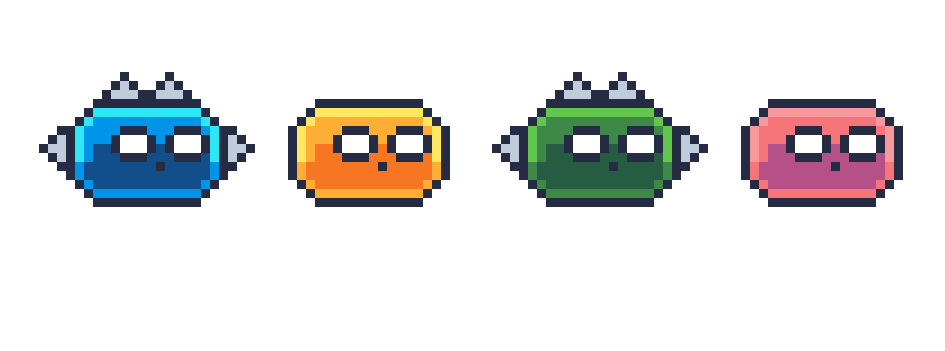 Pixel Art Slimes by PidrouDays
