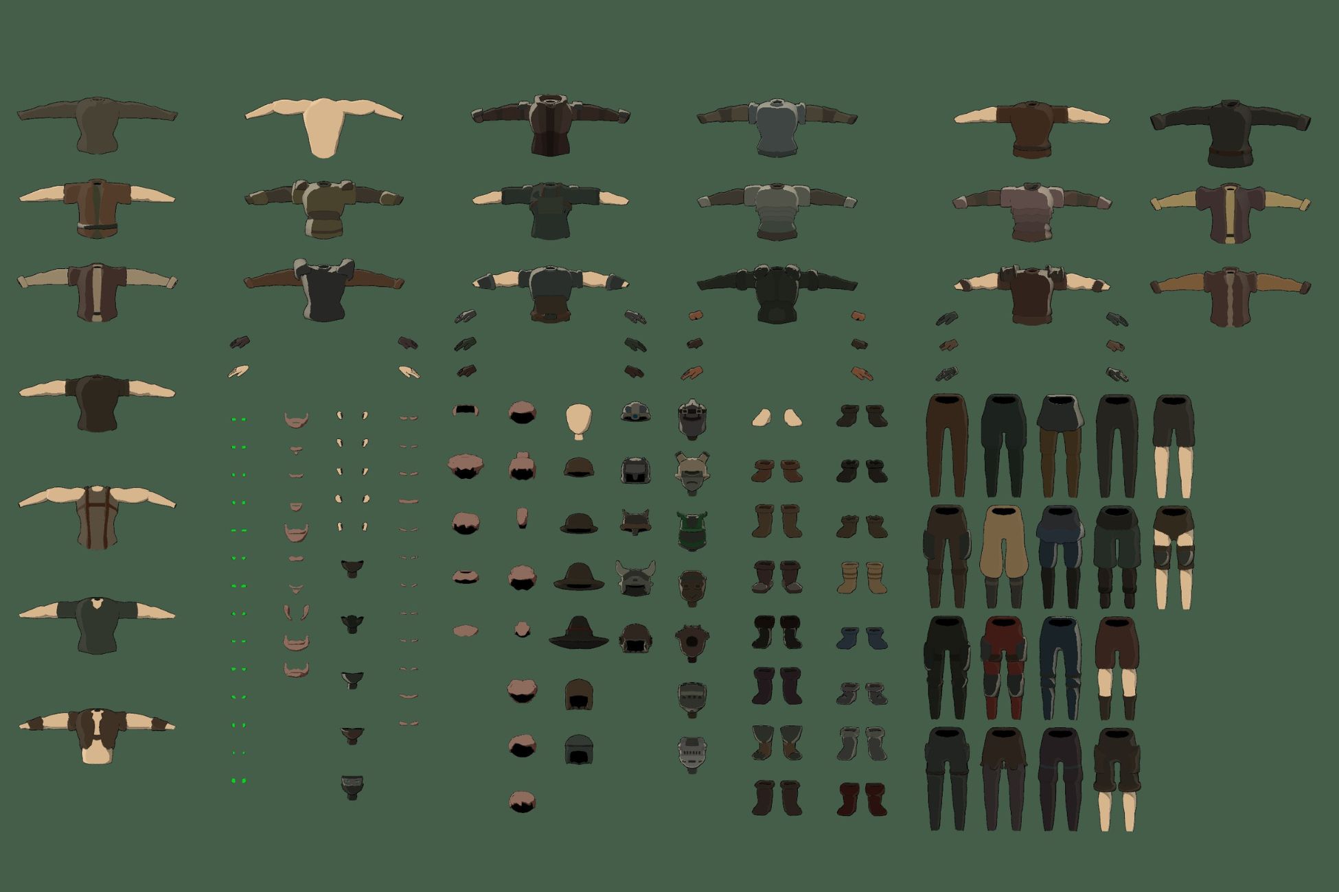 Stylized Lowpoly Male - Modular Characters by BundleSmith
