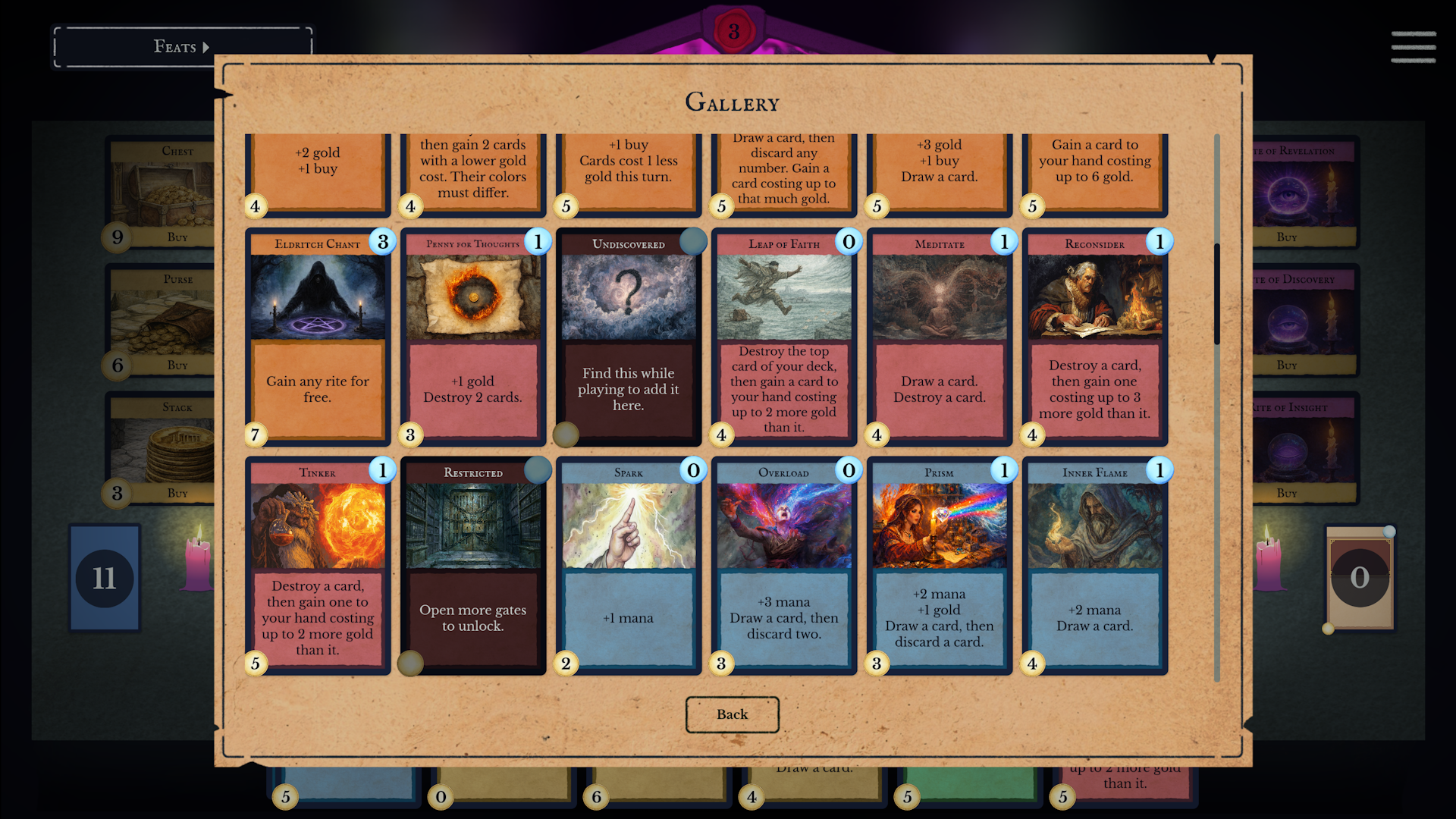 Screenshot 3 for Cartomancer Prototype