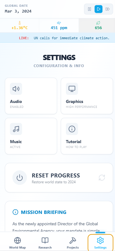 Screenshot 6 for Idle Carbon Zero: Save Earth