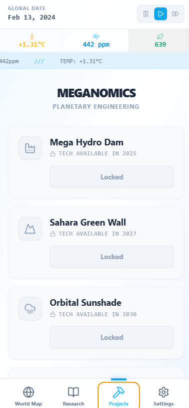 Screenshot 4 for Idle Carbon Zero: Save Earth
