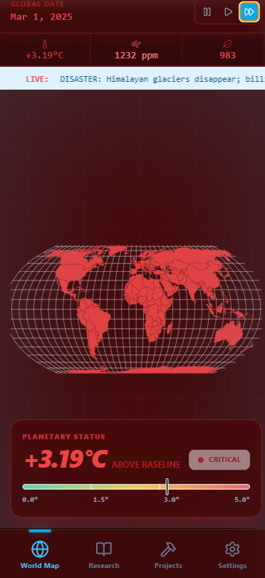 Screenshot 7 for Idle Carbon Zero: Save Earth