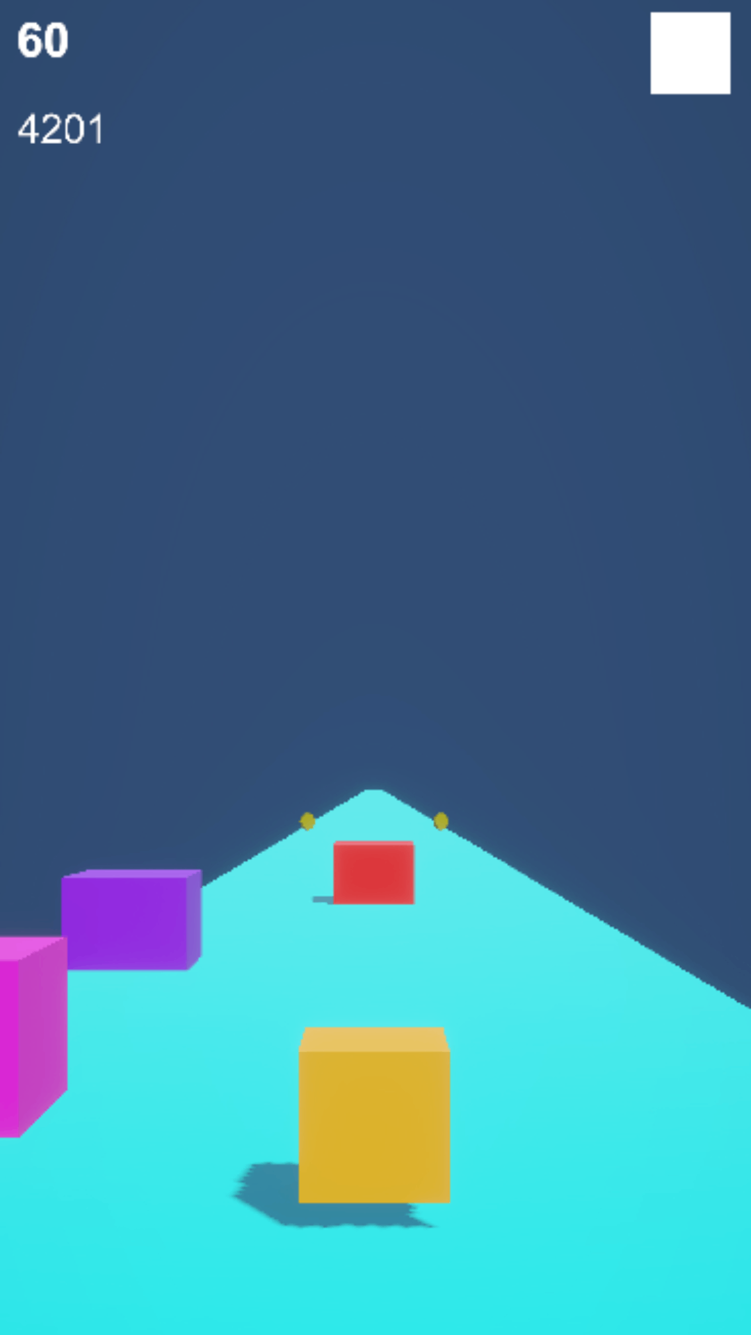 Infinite Cube Runner Game by sujal pathak games