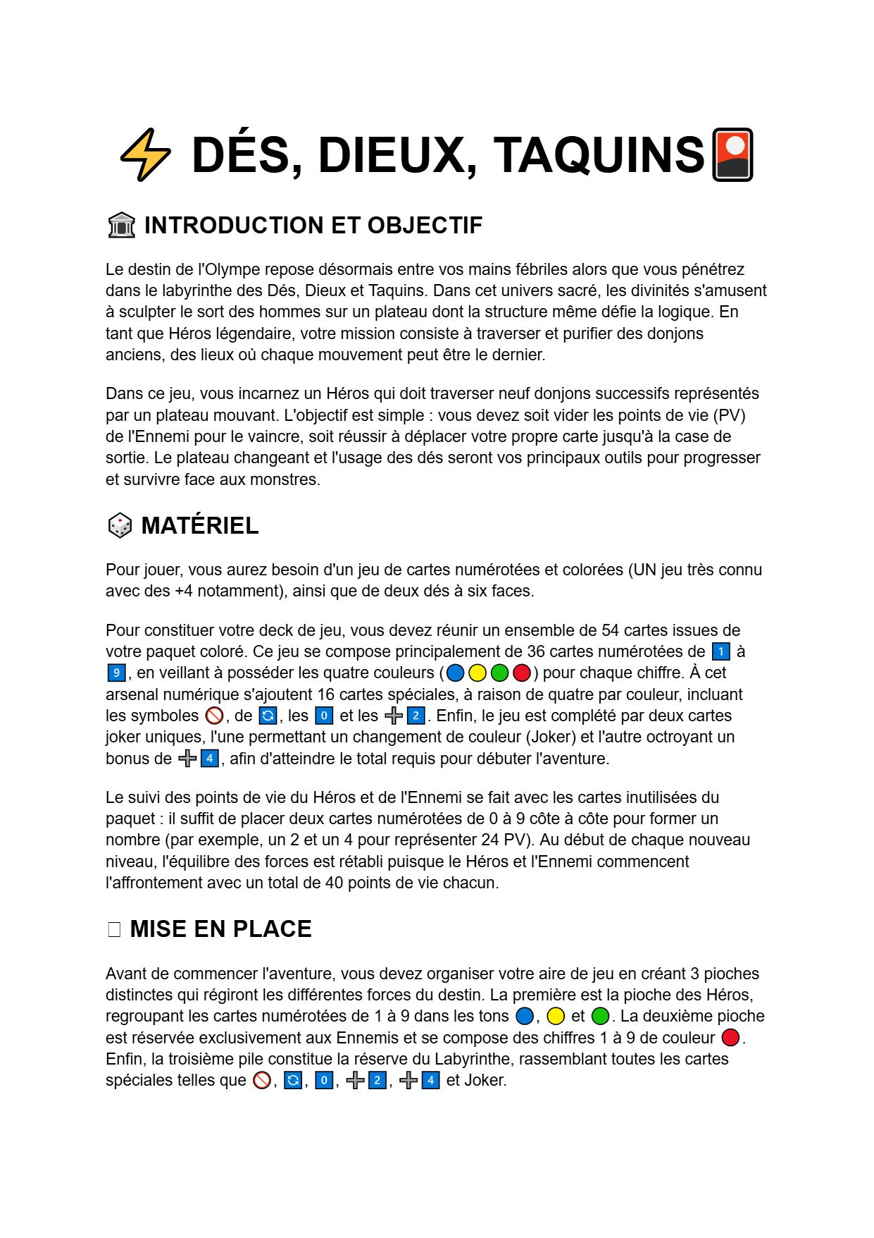 Screenshot 4 for ⚡Dés, Dieux, Taquins🎴