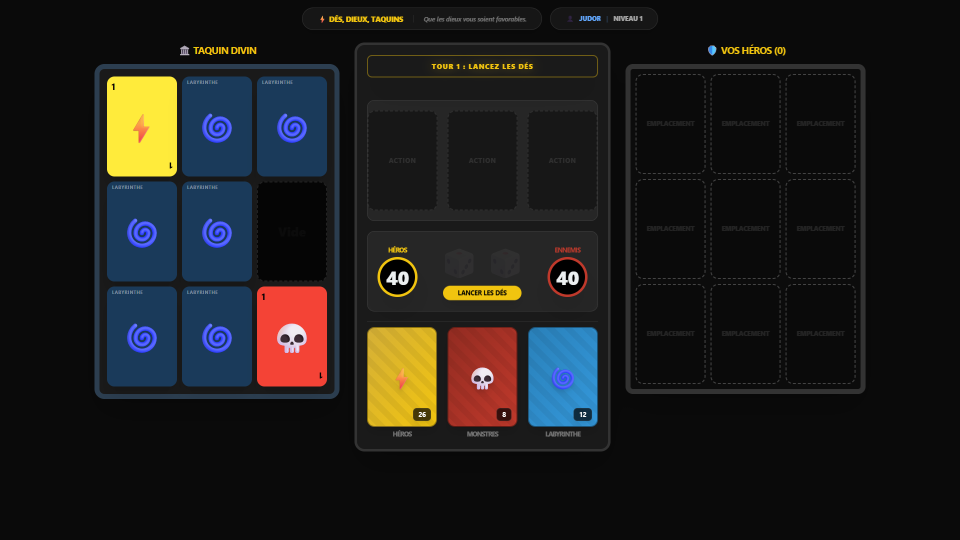 Screenshot 3 for ⚡Dés, Dieux, Taquins🎴