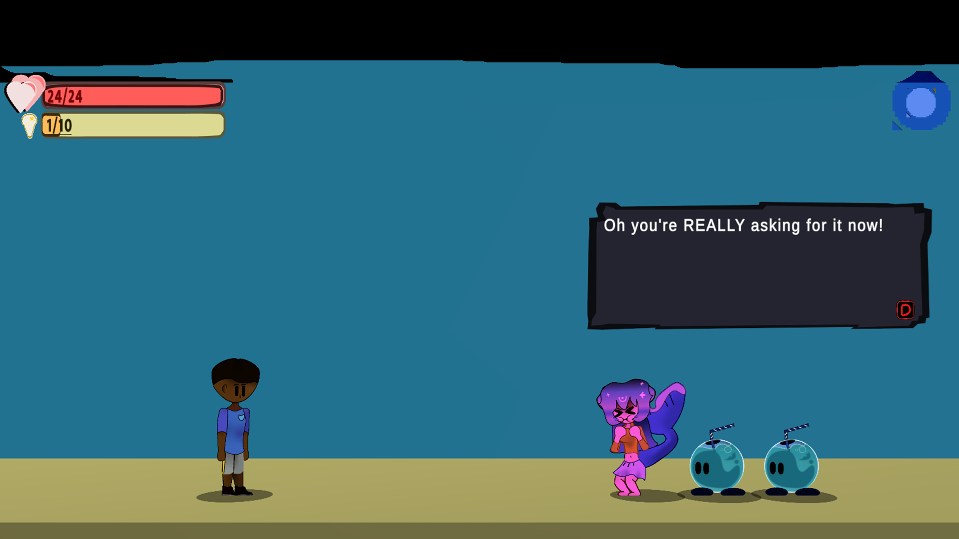 Screenshot 3 for Rabbithole Island : Turn-based Vtuber Battles DEMO