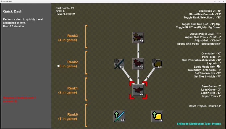 Easy Skill Tree Engine by Fat Pint Games