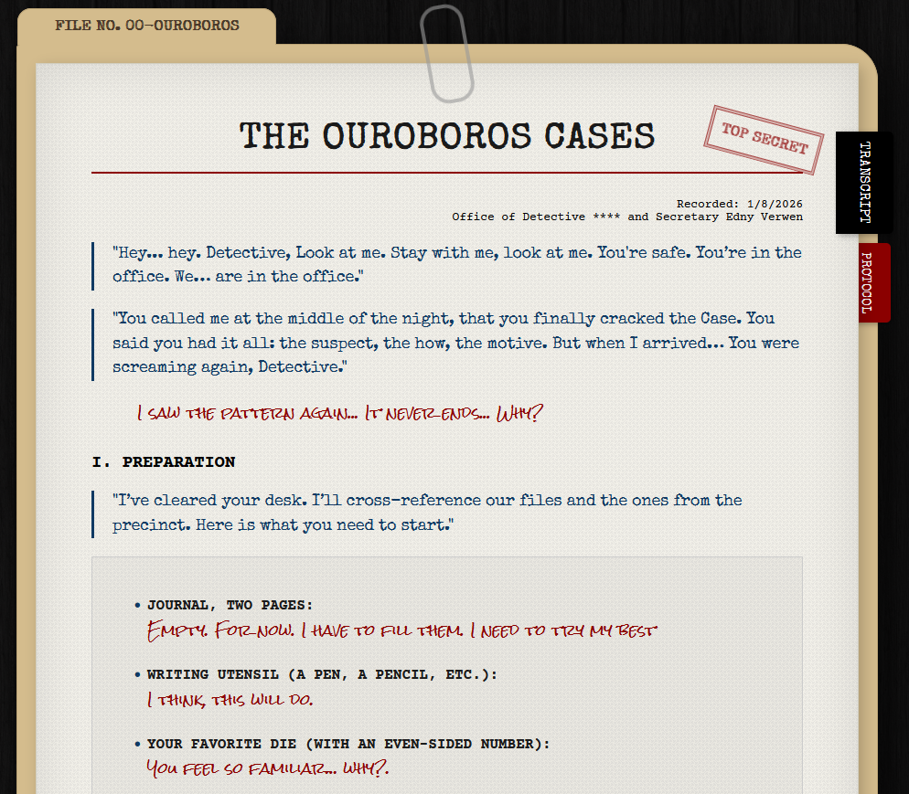 Screenshot 5 for THE OUROBOROS CASE