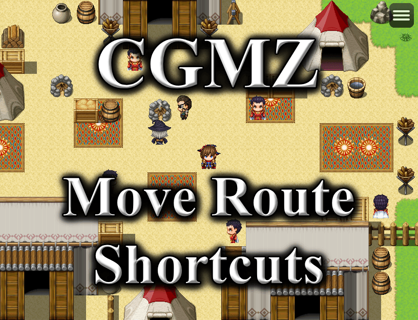Screenshot 2 for [CGMZ] Move Route Shortcuts for RPG Maker MZ