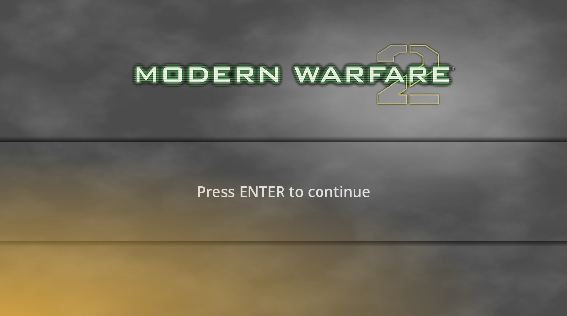 Modern Warfare 2 Main Menu by watso28