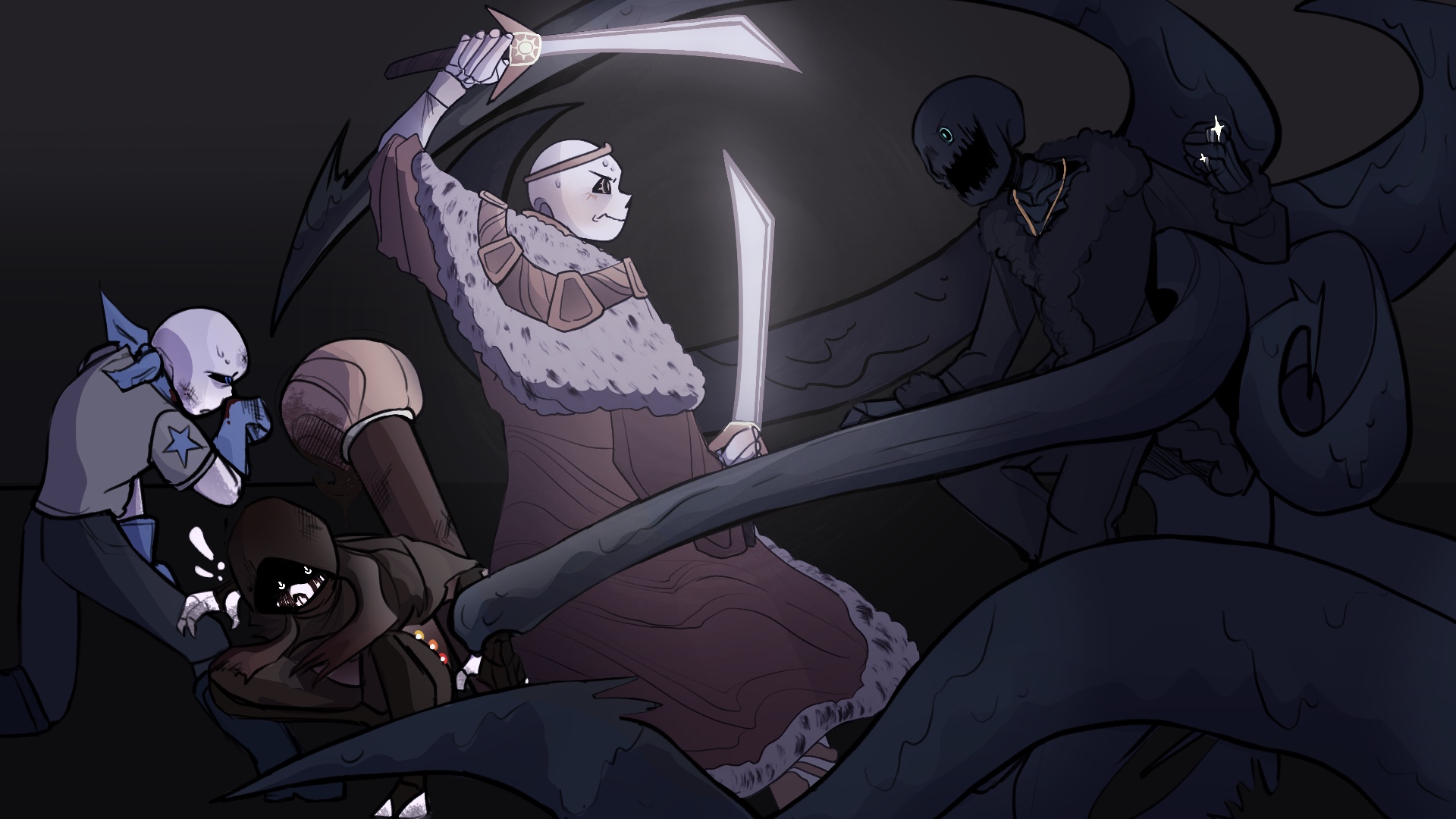 Screenshot 3 for The Seven Deadly Skeletons (An UNDERTALE AU dating sim)