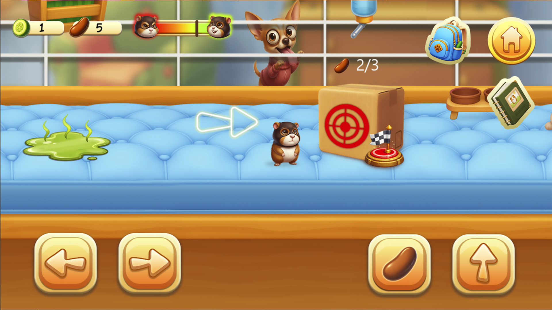 Screenshot 2 for Mission: Cucumber - Cozy Adventure pet platformer