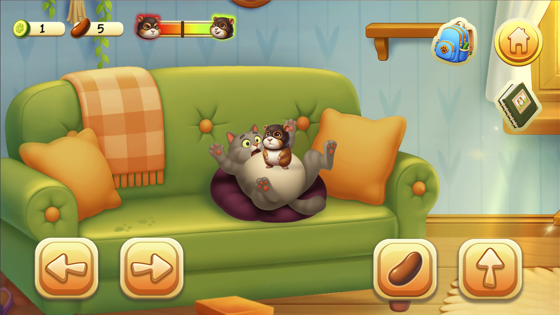 Screenshot 4 for Mission: Cucumber - Cozy Adventure pet platformer