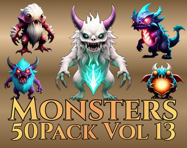Monster Collection 250 Monsters (Vol 11 - 15) by Pixel Hammer