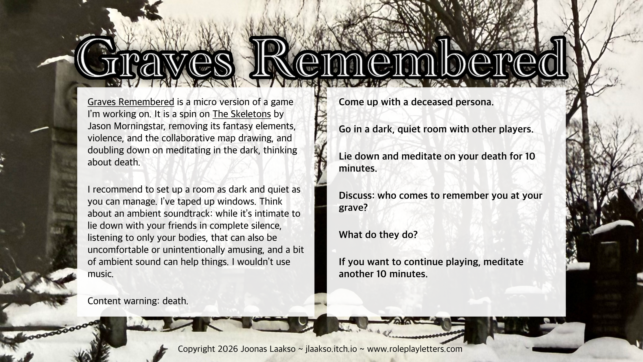 Screenshot 2 for Micro Graves Remembered
