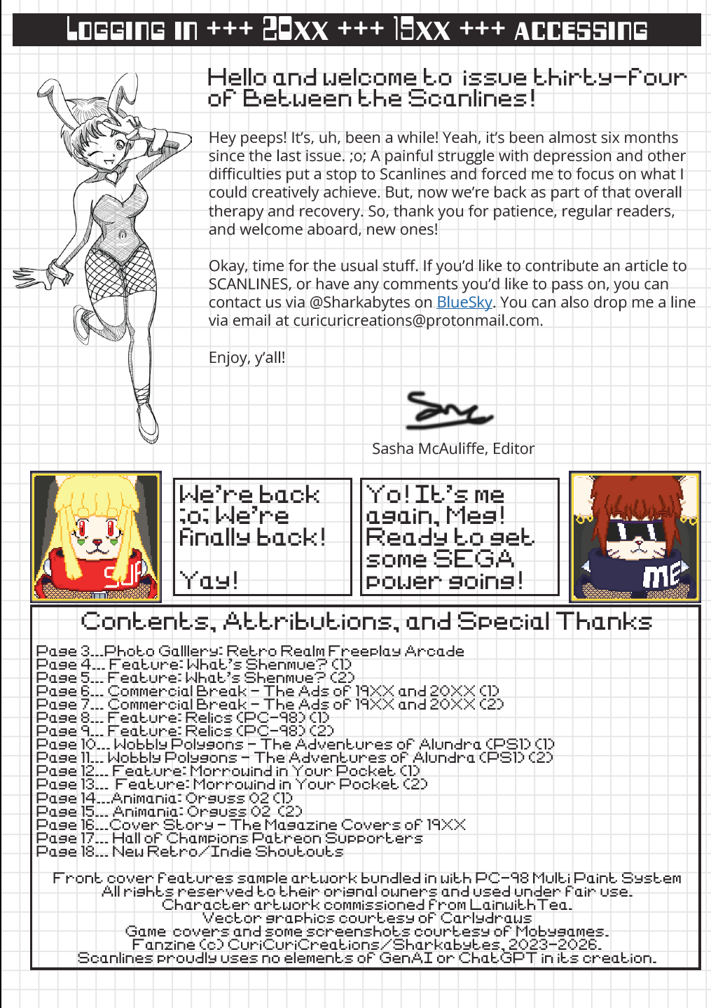 Screenshot 3 for Between the Scanlines - Issue Thirty-Four