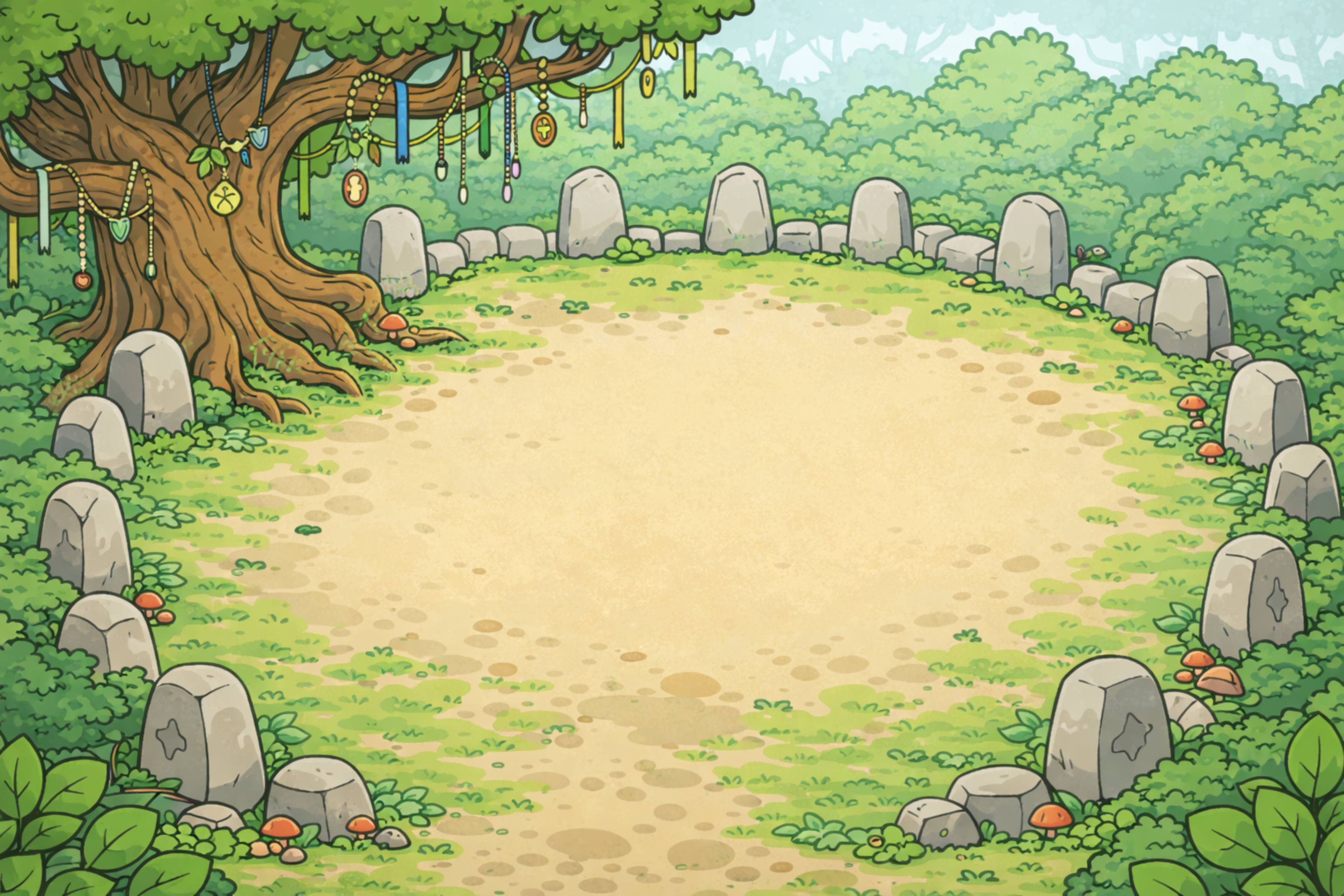 RPG/TTRPG Prototype kit pack: Emeraldwood Backgrounds Pack #1 by XYEzawr