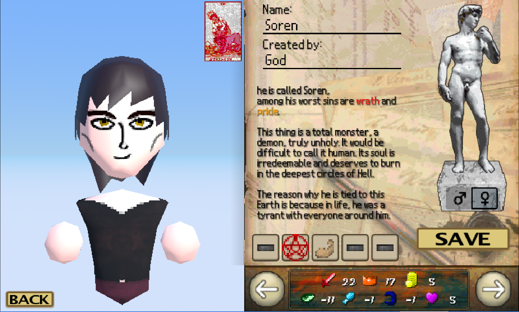 Screenshot 4 for Sinner Maker (demo)