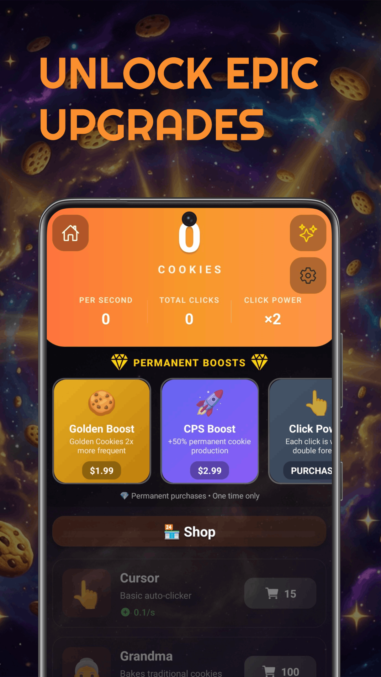 Screenshot 5 for Cookie Empire: Idle Clicker