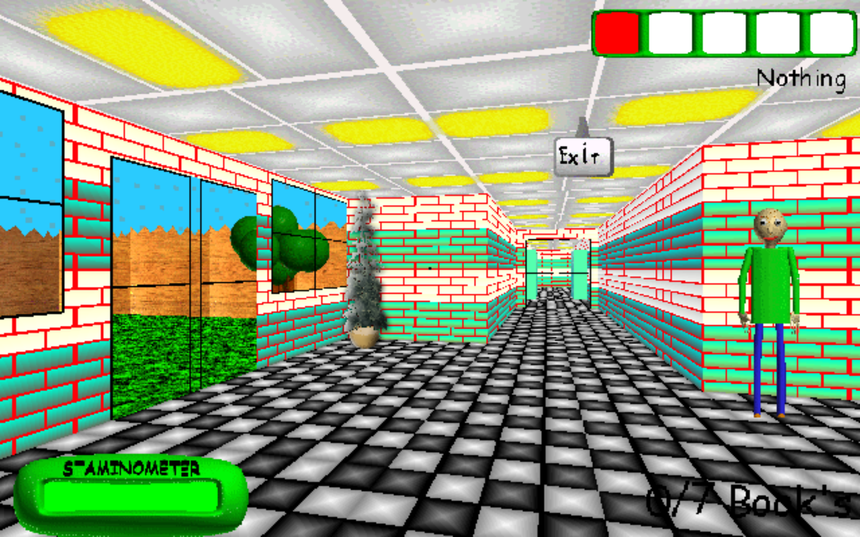 baldi's new and clean school by THAT1BALDIBASICSMODDERGUY