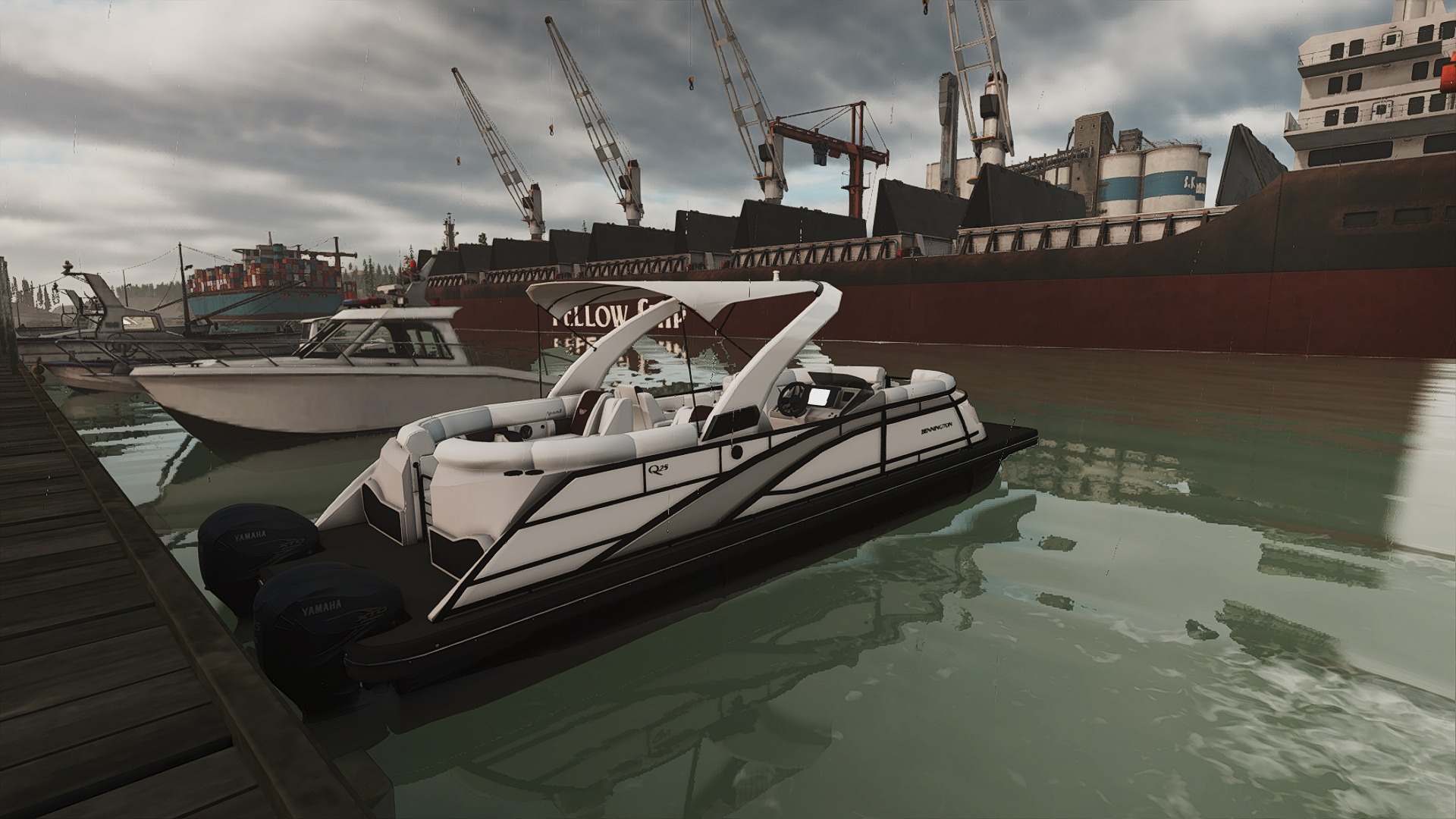 Screenshot 4 for FS25 - 2025 Bennington Q Line Pontoon Boat And Trailer
