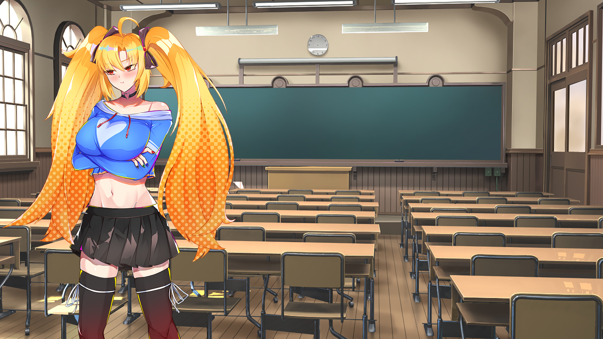 Screenshot 5 for I Will Never Fall For My Tsundere Classmate, So I Will Just Date A Background Character Instead!