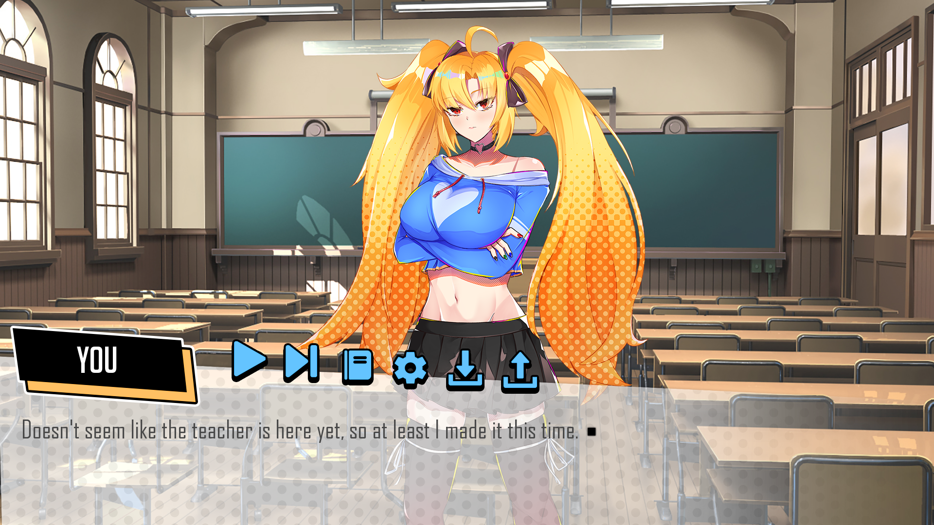 Screenshot 2 for I Will Never Fall For My Tsundere Classmate, So I Will Just Date A Background Character Instead!