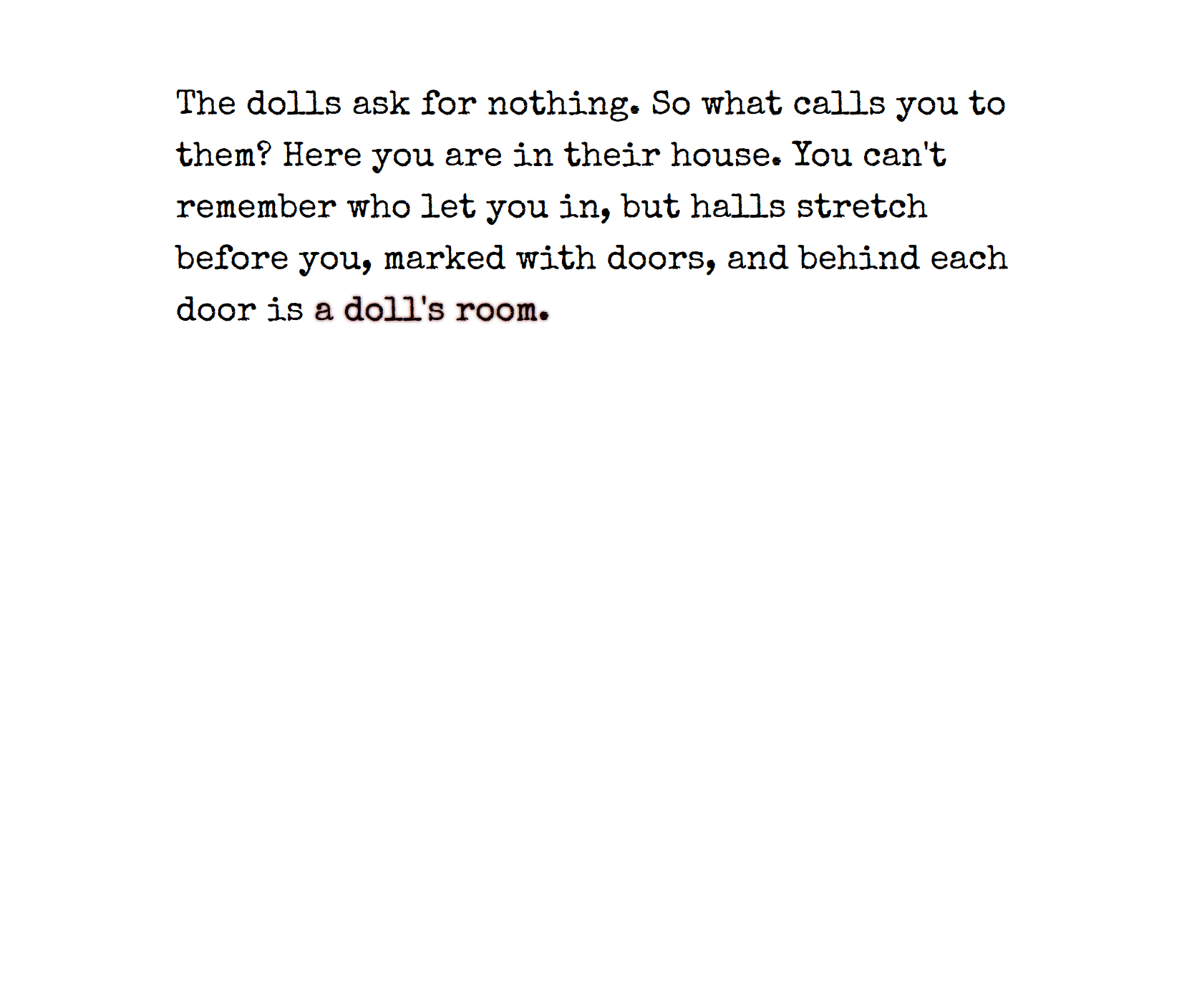 Screenshot 2 for The Dolls Ask For Nothing
