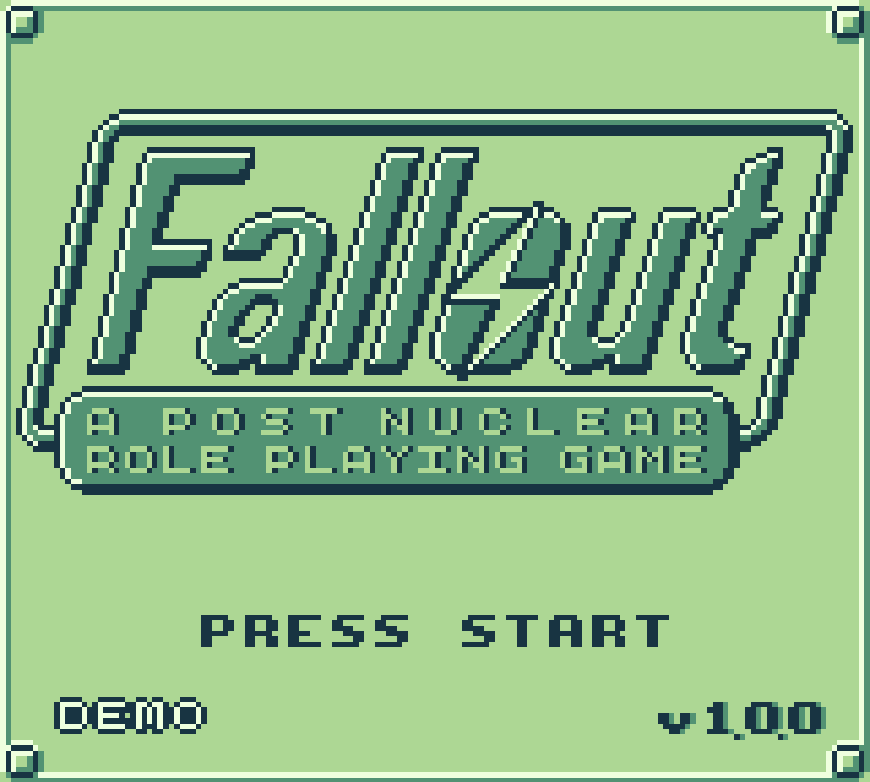 Screenshot 2 for Fallout 1 Demake Demo
