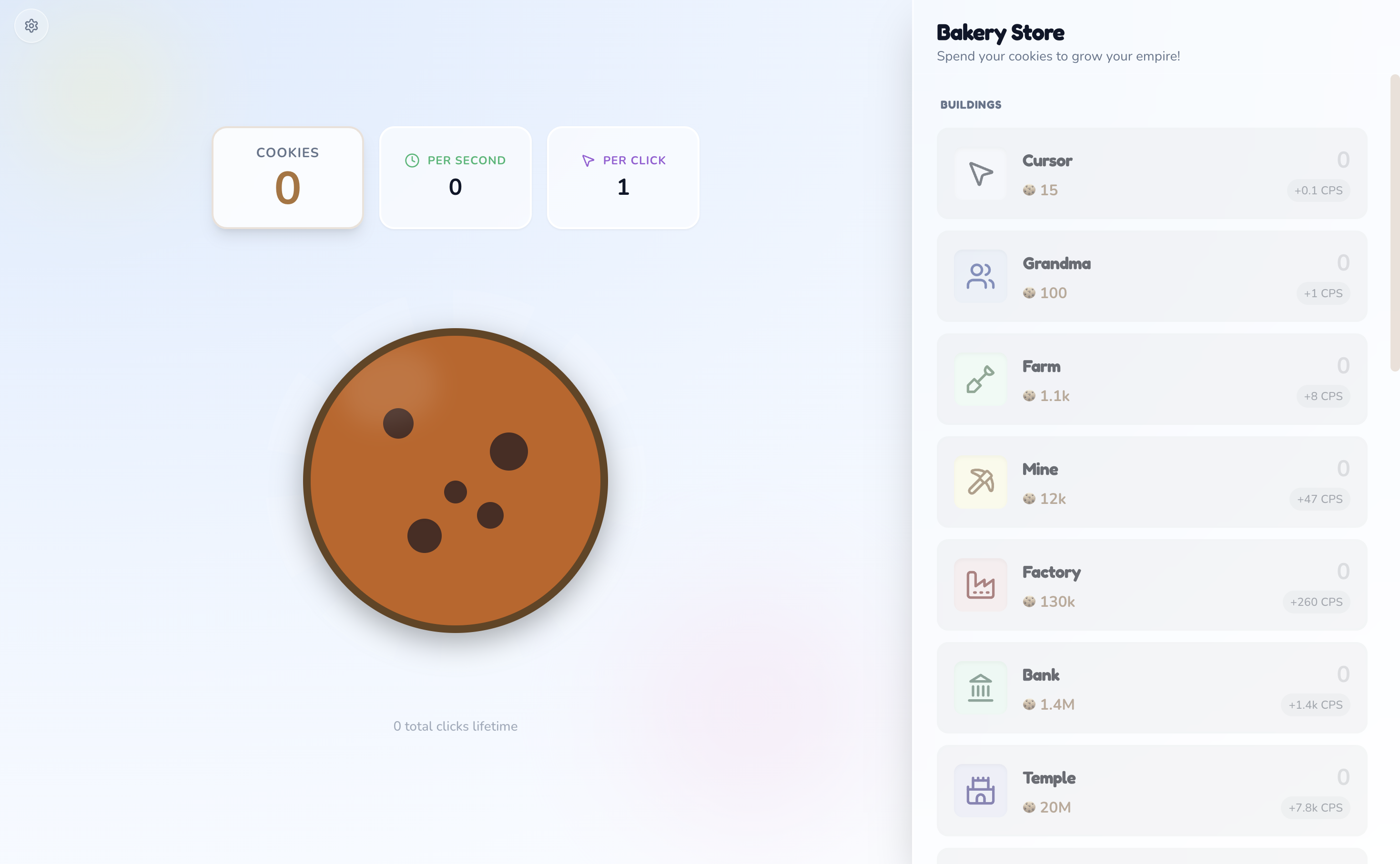 Screenshot 3 for Chocolate Chip Cookie Clicker