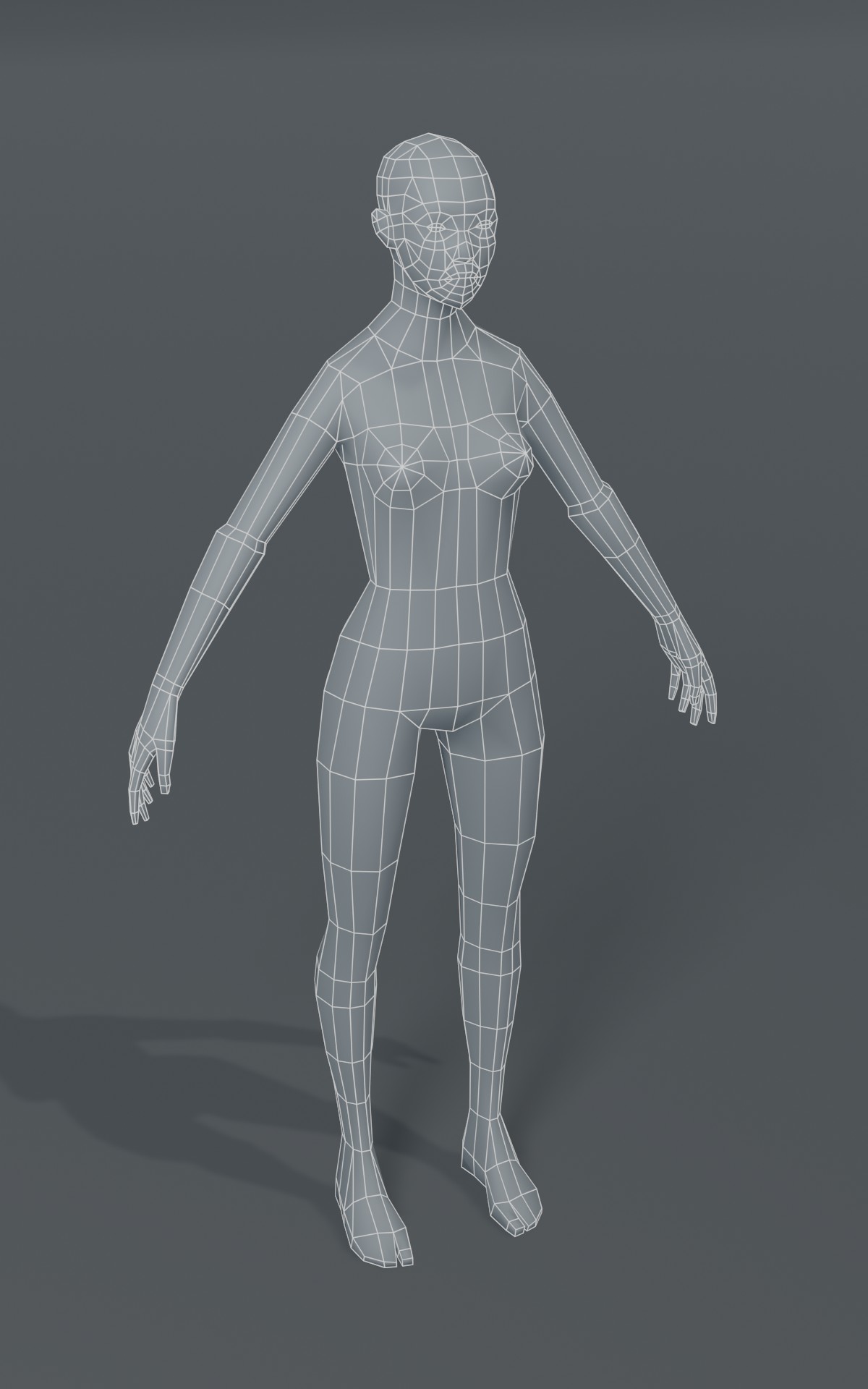 Human Body Base Mesh 10 3D Models Pack – 1000 Polygons + 76 Sound ...