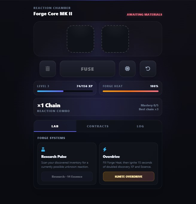 Screenshot 2 for Element Forge: Infinite Crafting Clone MAJOR UPDATE