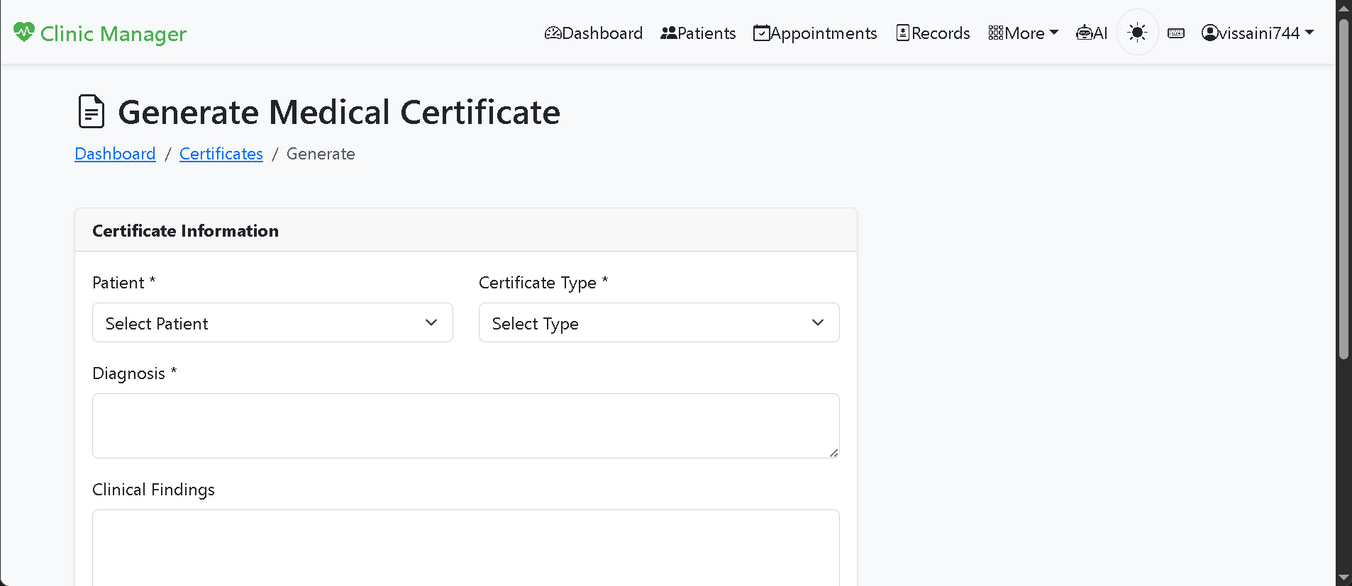 Clinic Management System – Python + PostgreSQL + AI (Source Code) by ...