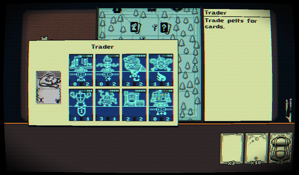 Screenshot 2 for FloppyScryption (Inscryption demake)