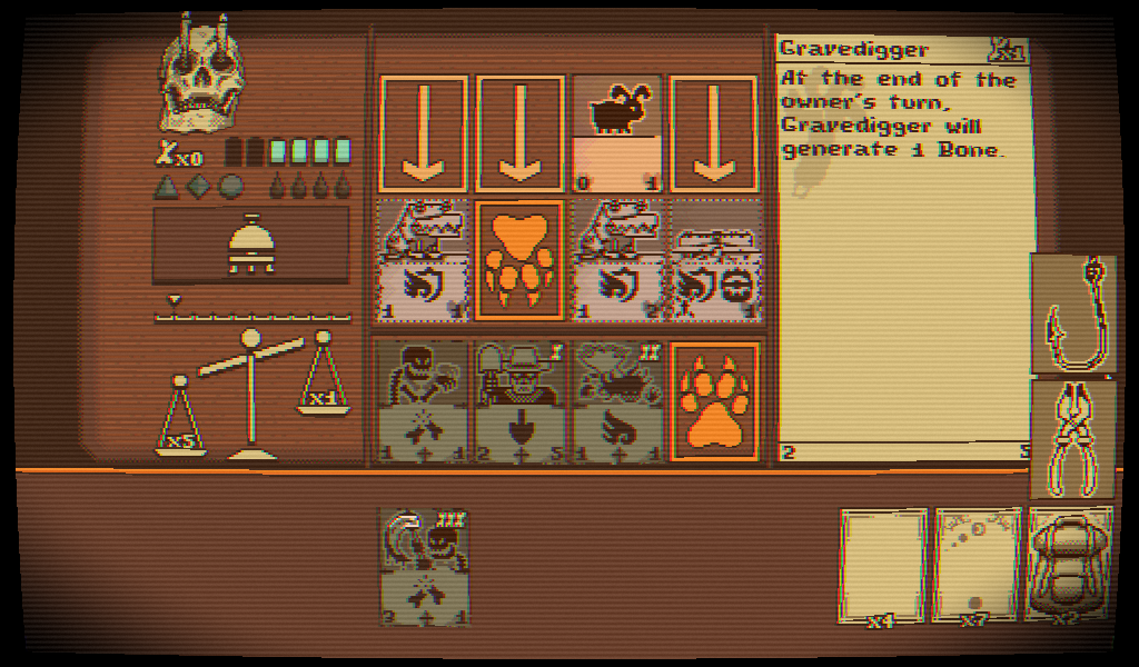 Screenshot 4 for FloppyScryption (Inscryption demake)