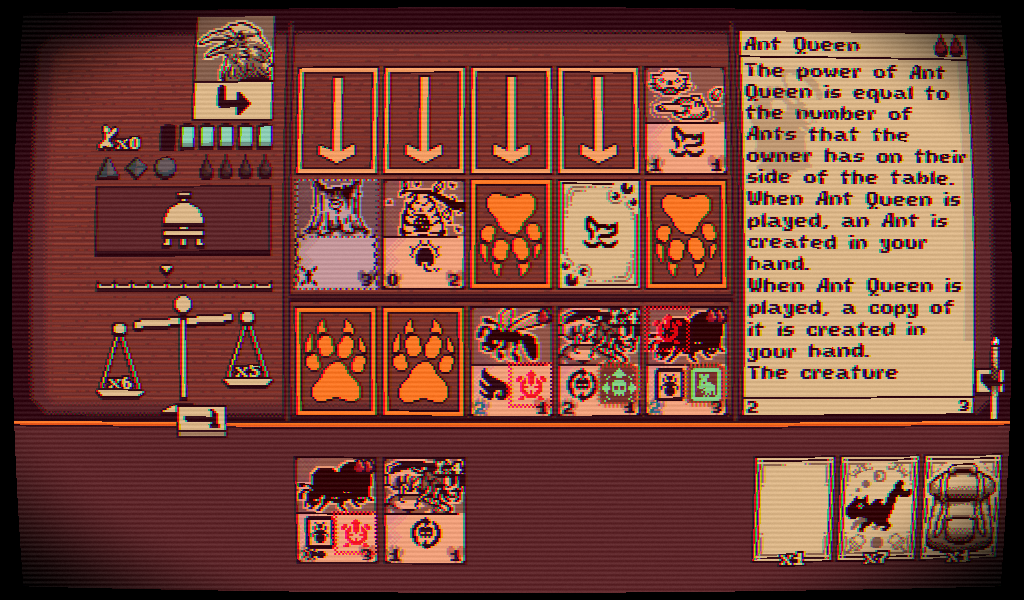 Screenshot 3 for FloppyScryption (Inscryption demake)