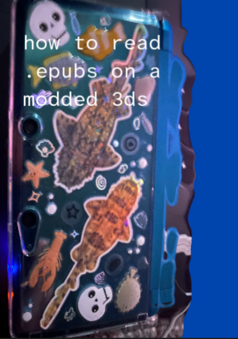Screenshot 2 for epubs onto modded 3ds