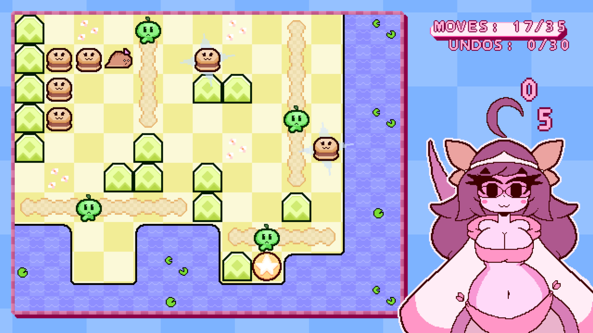 Screenshot 2 for Giant Snake Girl wants The Burger