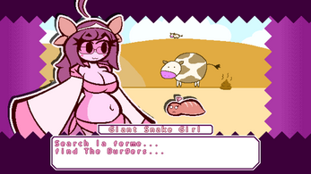 Giant Snake Girl wants The Burger screenshot 3