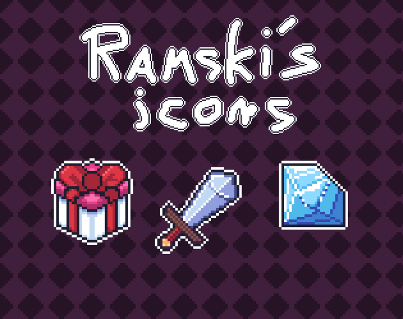 552 RPG Icons Pack – Pixel Art, Ready for RPG Maker MV/MZ by Ramski