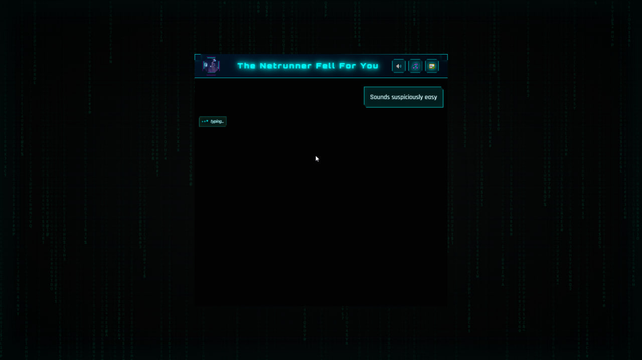 Screenshot 2 for The Netrunner Fell For You