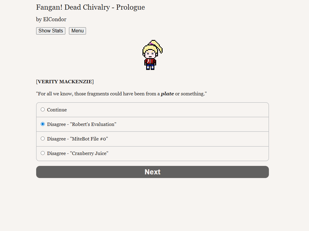 Screenshot 5 for Fangan! Dead Chivalry (A Danganronpa Fangame)