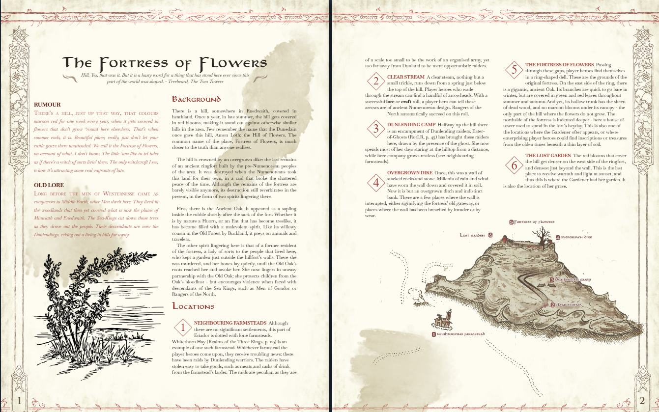 Screenshot 3 for Fortress of Flowers - TOR2e Landmark