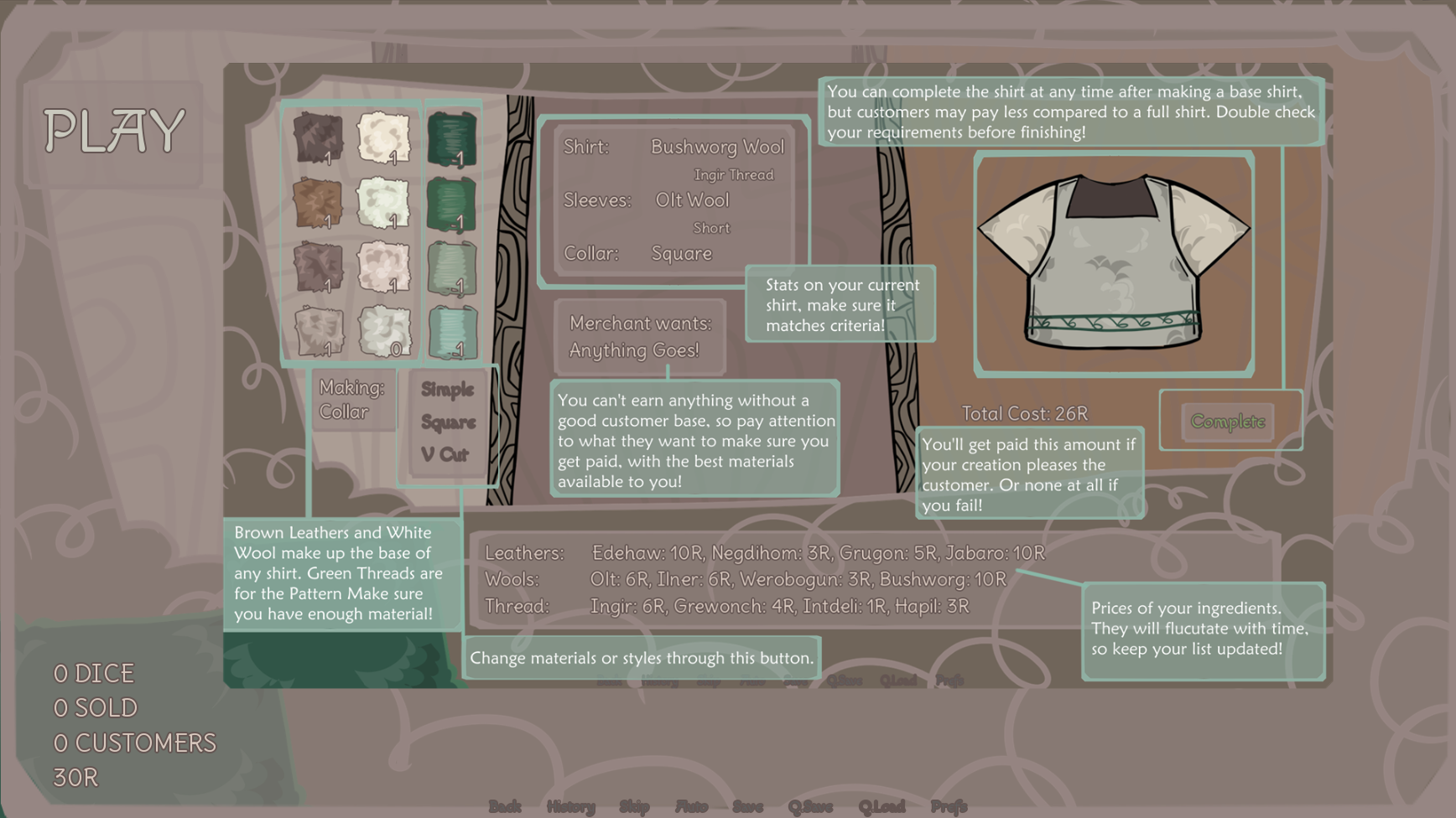 Screenshot 6 for Rolls of Leather and Wool