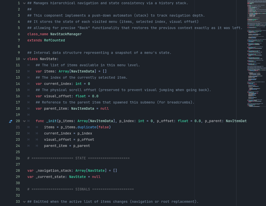 Screenshot 13 for Physics-Based Menu Navigation for Godot 4: inertia, snapping, curves, XMB layouts
