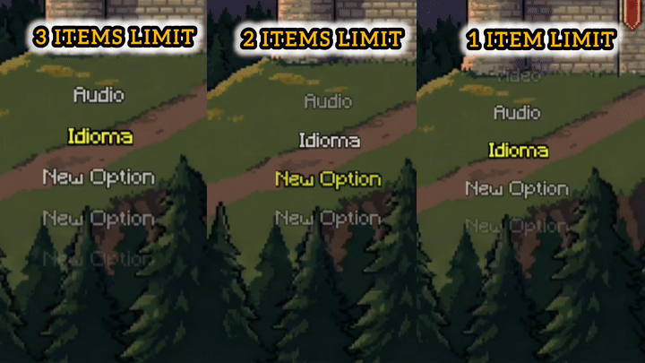 Screenshot 9 for Physics-Based Menu Navigation for Godot 4: inertia, snapping, curves, XMB layouts