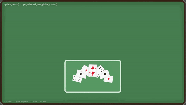 Screenshot 6 for Physics-Based Menu Navigation for Godot 4: inertia, snapping, curves, XMB layouts