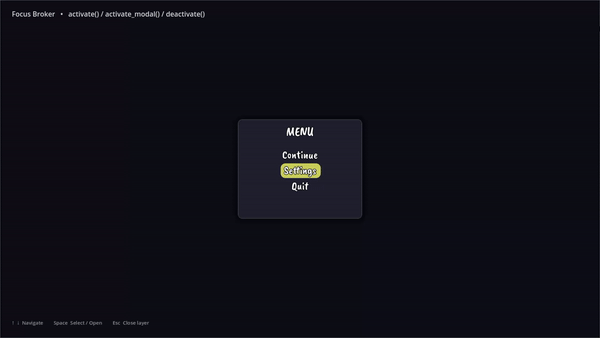 Screenshot 11 for Physics-Based Menu Navigation for Godot 4: inertia, snapping, curves, XMB layouts
