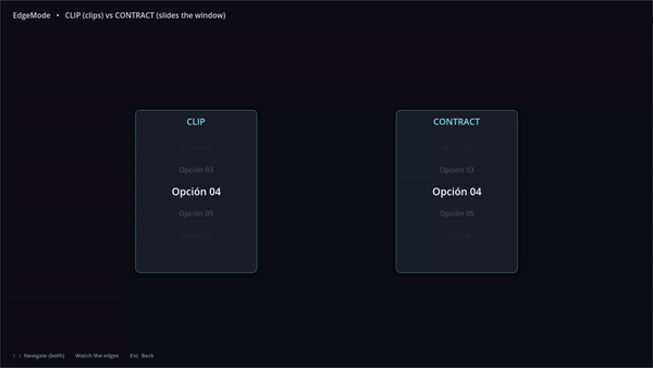 Screenshot 12 for Physics-Based Menu Navigation for Godot 4: inertia, snapping, curves, XMB layouts